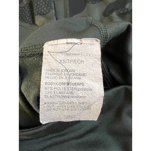 Underarmour Women's Army Green Compression Leggings With Camo Size XS - Picture 4 of 5